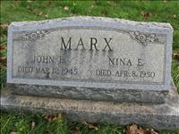 Marx, John E. and Nina E